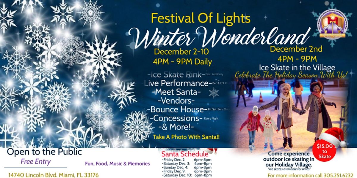 WINTER WONDERLAND IN MIAMI, 14700 Lincoln Blvd, Miami, 8 December 2022