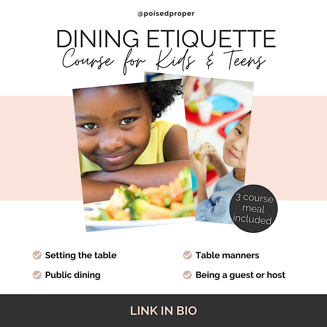 Dining Etiquette Course for Kids & Teens at Two Summerlin, WeWork