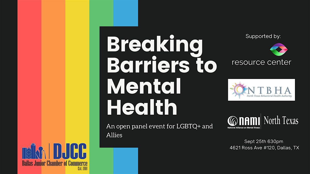 LGBTQ Young Professionals - Breaking Barriers to Mental Health