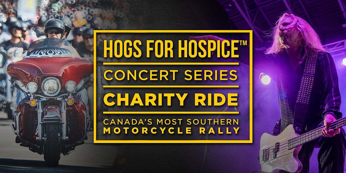 Copy of 2024 HOGS FOR HOSPICE - Motorcycle Rally - Concerts - Charity Ride
