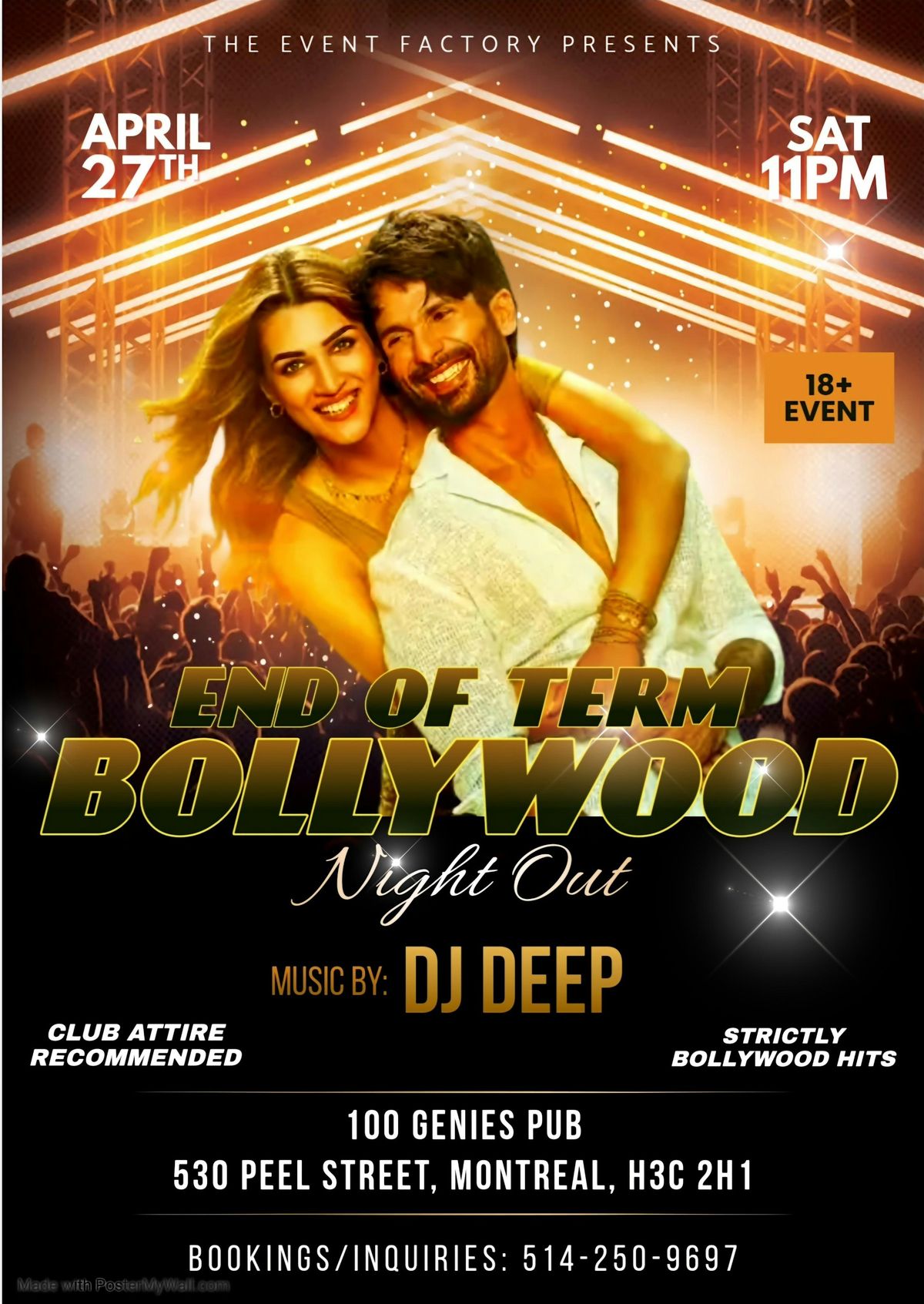 Bollywood Night Out: End of Term