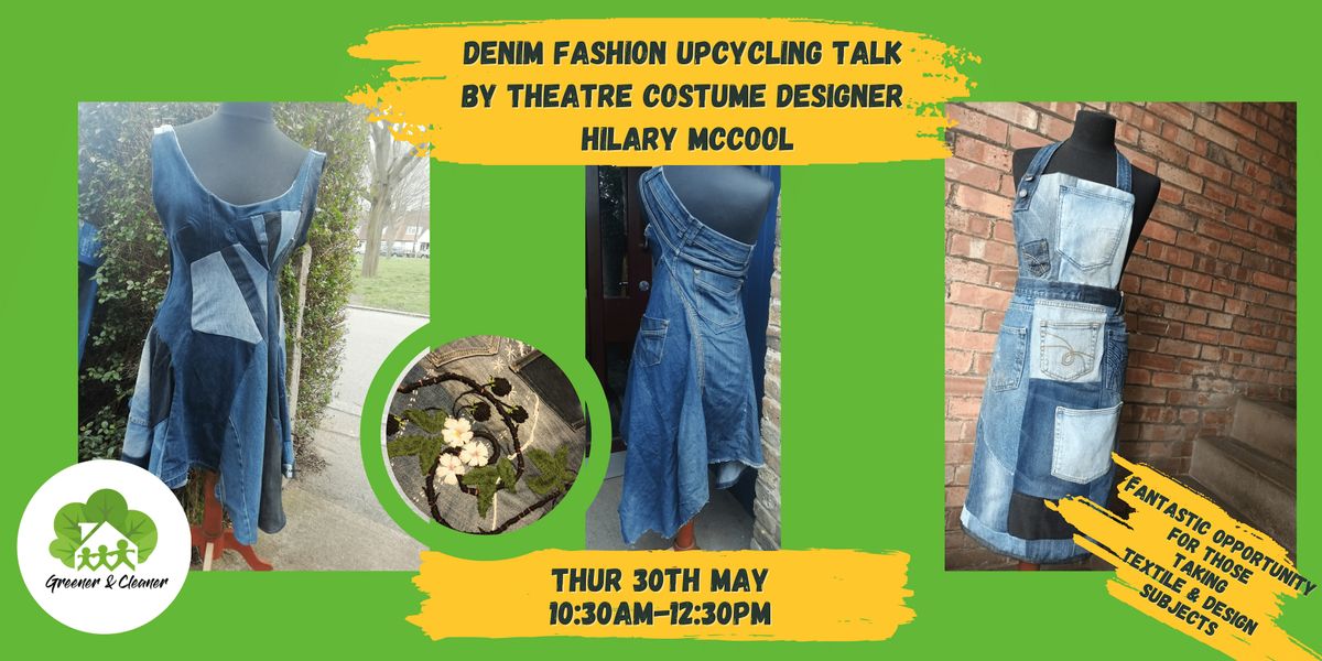 Denim Design Upcycling Talk with Theatre Costume Designer - Hilary McCool