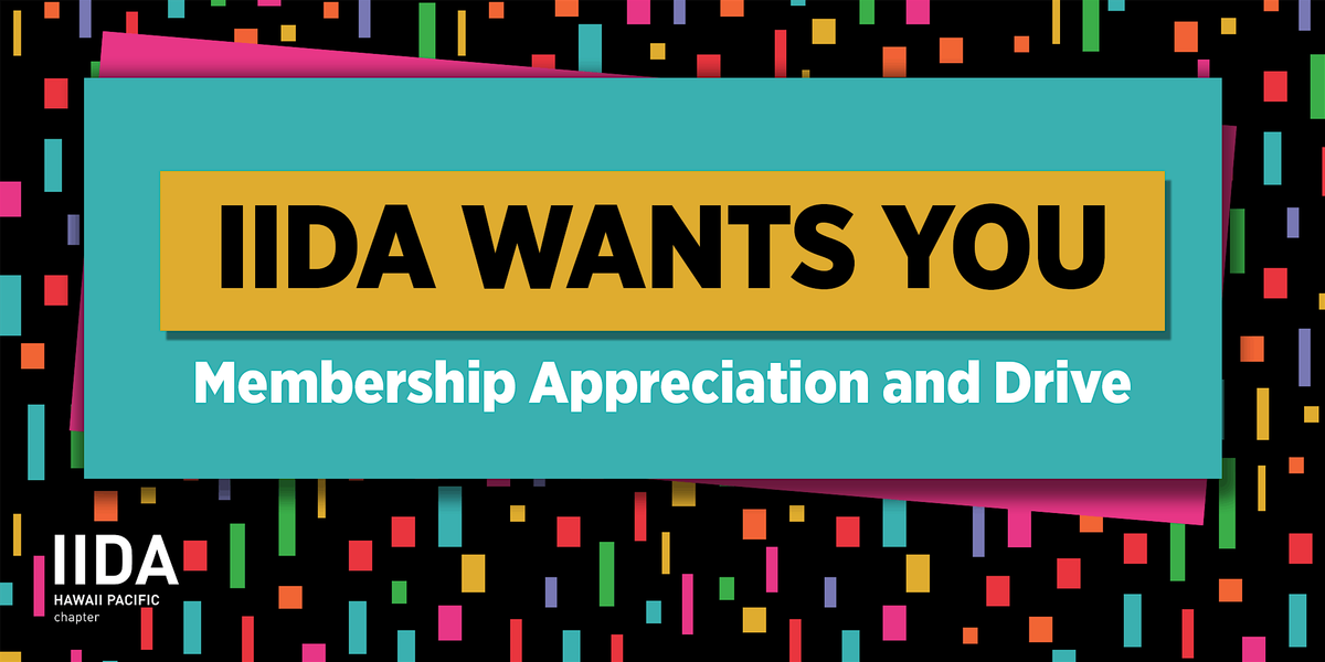 IIDA HPC Membership  Appreciation and Drive