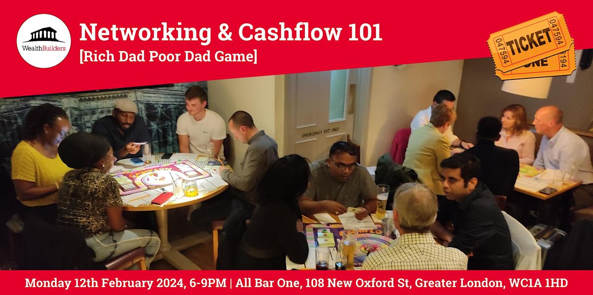 Rich Dad Poor Dad Game [Robert Kiyosaki] - Cashflow 101 & Networking