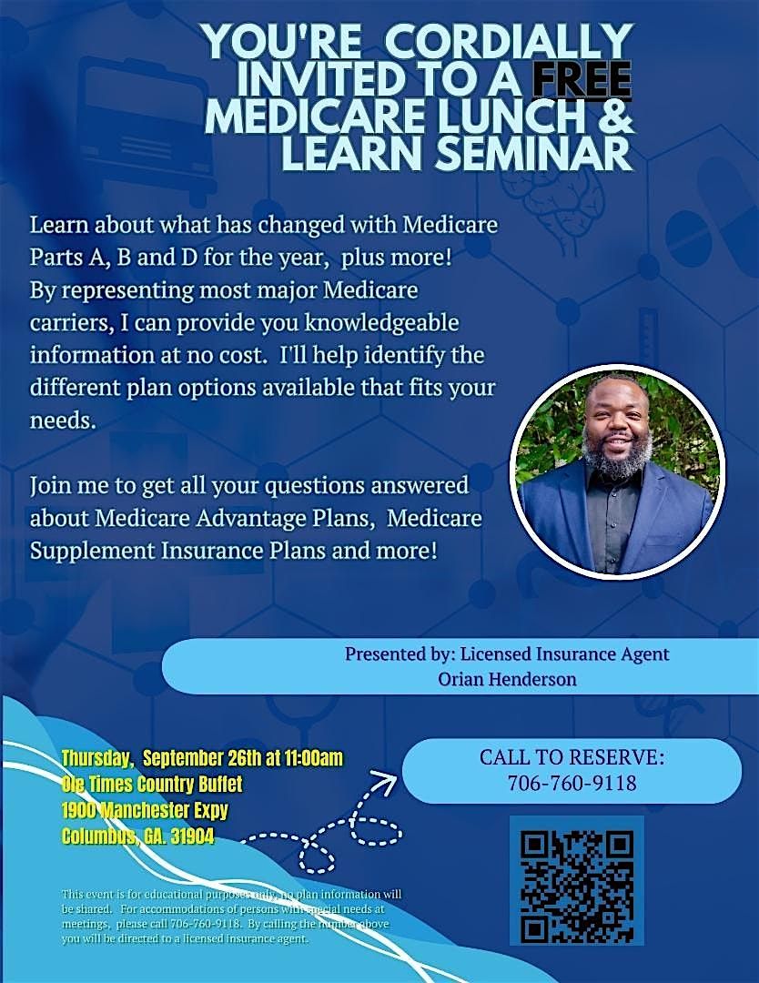 Free Medicare Lunch and Learn Seminar