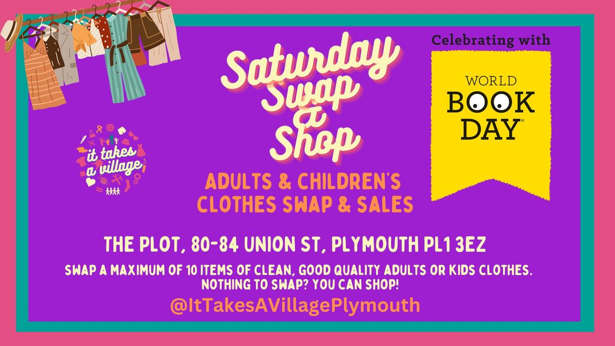 World Book Day Special Saturday Swap & Shop