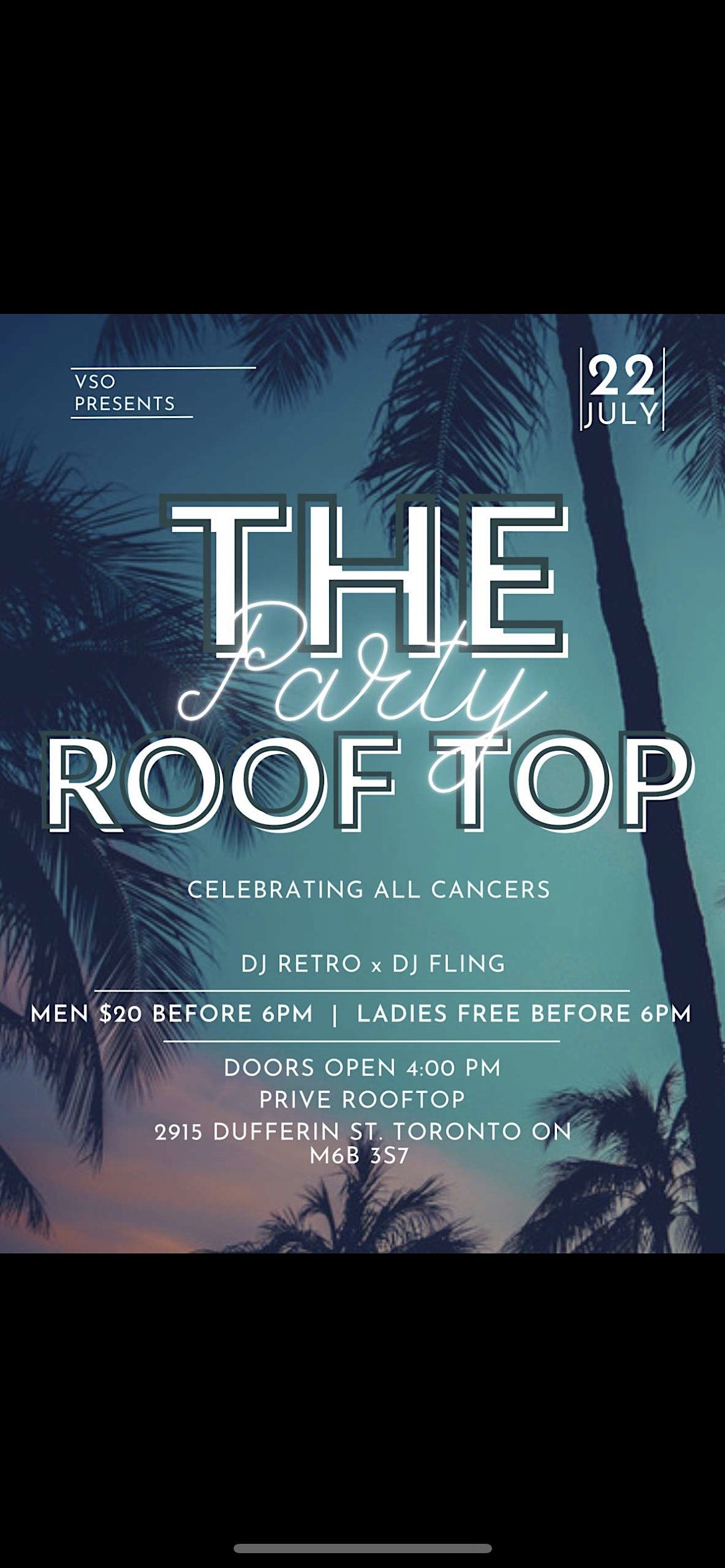 The rooftop party
