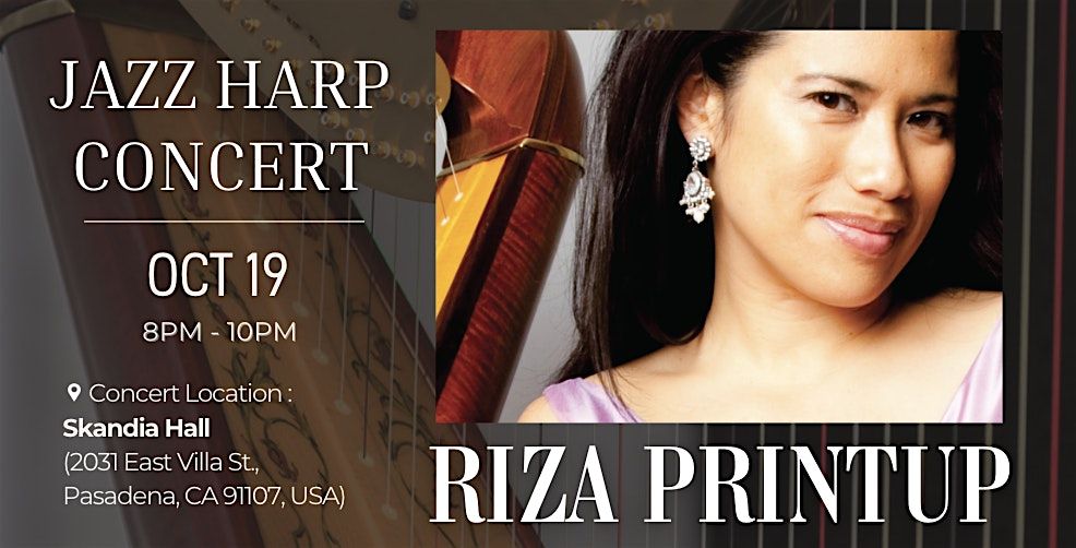 Riza Printup: Jazz Harp Concert