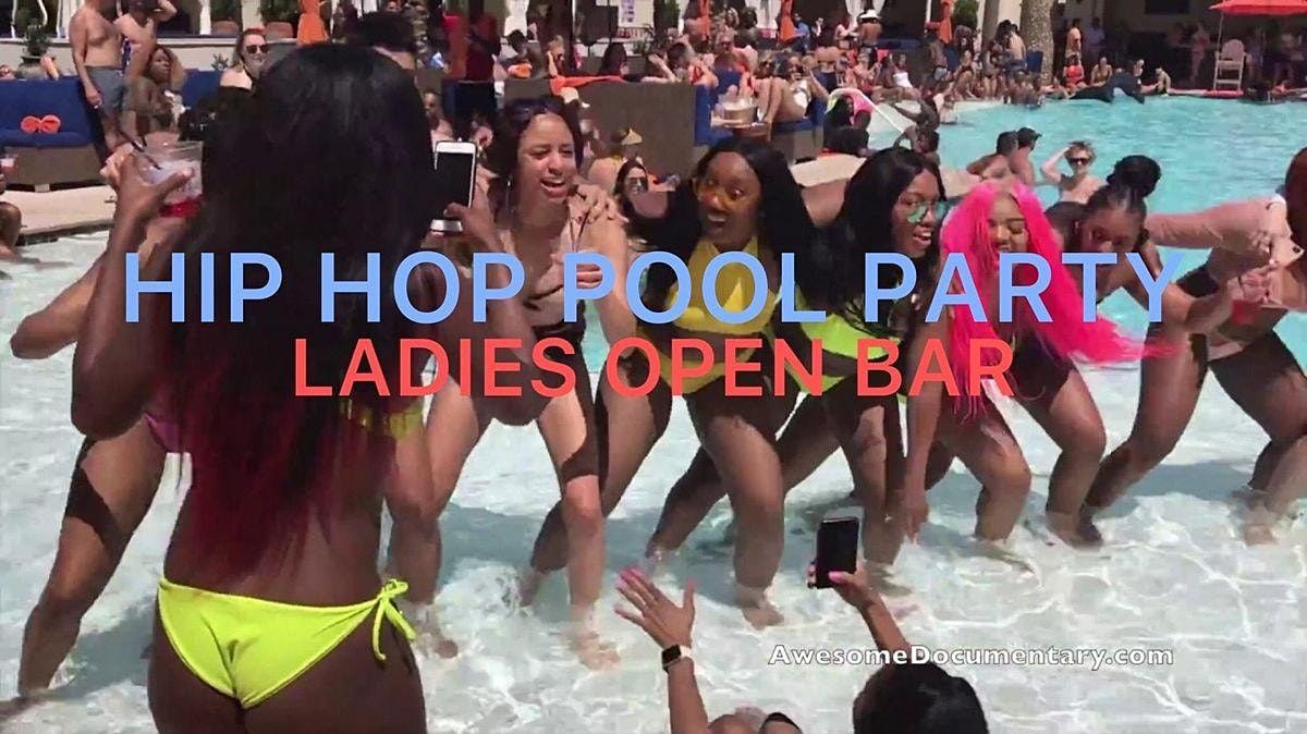 1 FREE HIP HOP POOL PARTY IN LAS VEGAS (LADIES OPEN BAR), Elia Beach