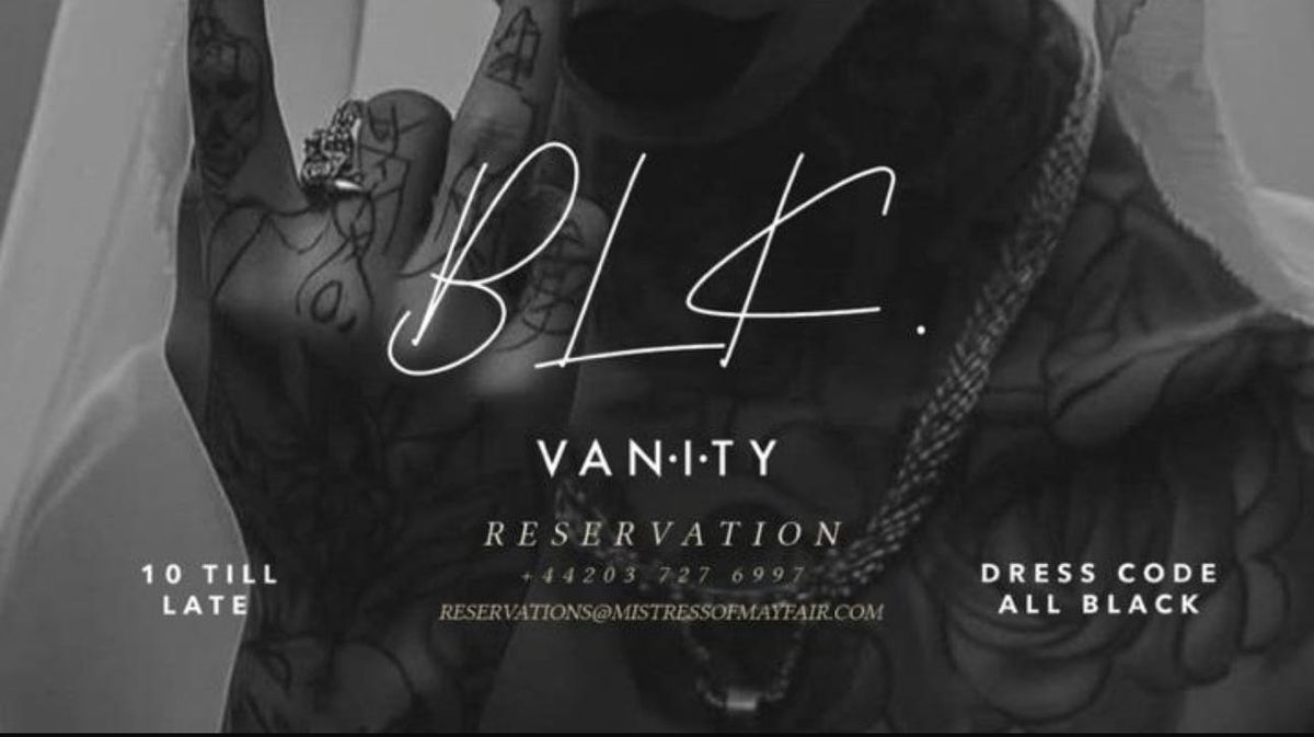 BLK x VANITY HALLOWEEN SPECIAL