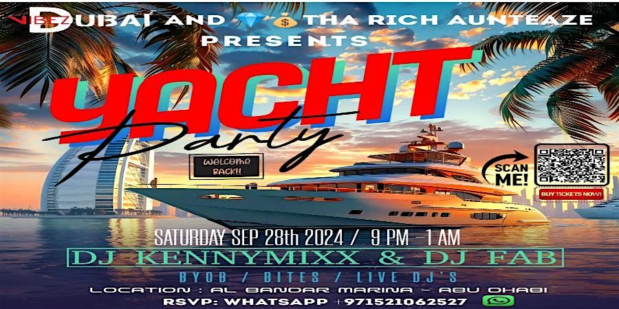 WELCOME BACK SUMMER YACHT PARTY