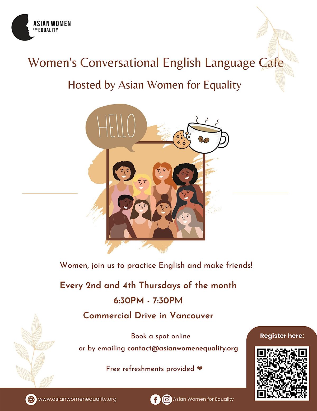 Women's Conversational English Language Cafe