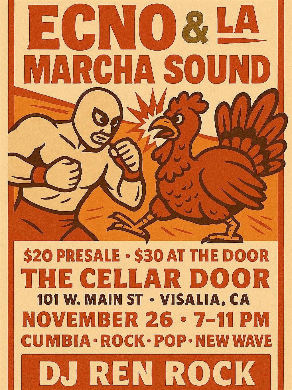 ECNO & La Marcha LIVE at The Cellar Door