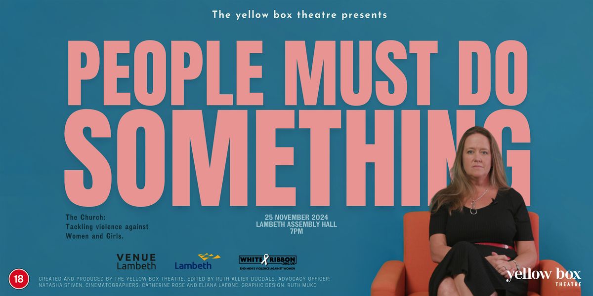 People must do something - Premiere Screening.