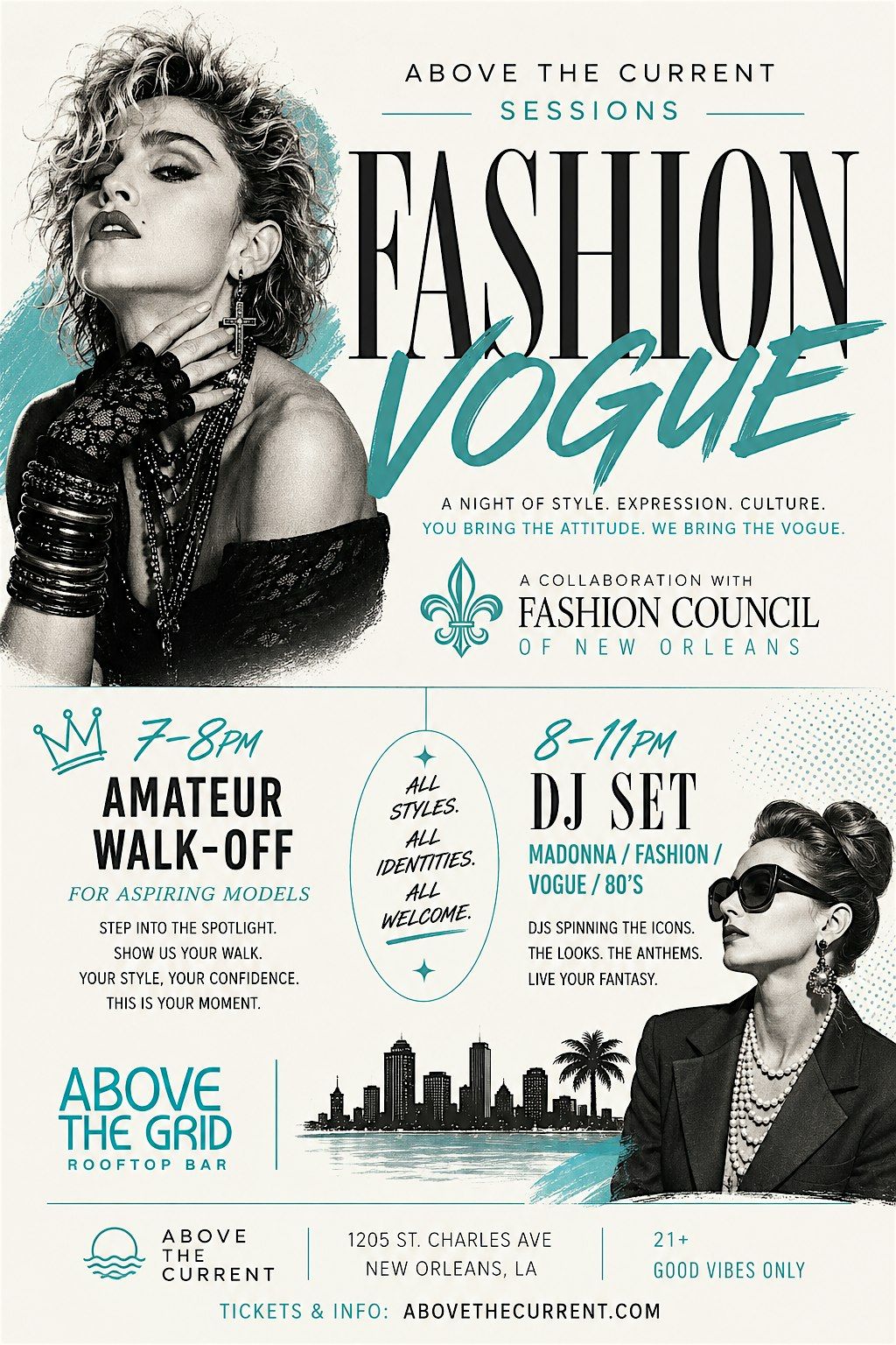 Above the Current Sessions: Vogue Night with Fashion Council of New Orleans