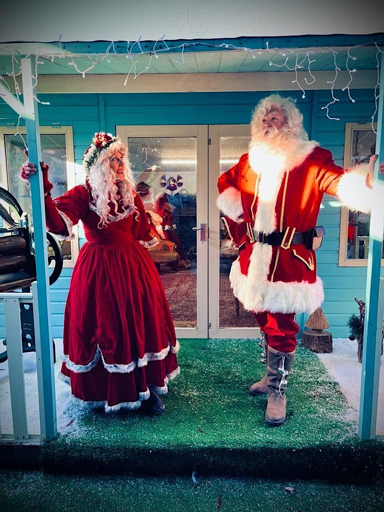 Visit Santa and Mrs Claus at Santa's Fields North Pole Grotto Experience