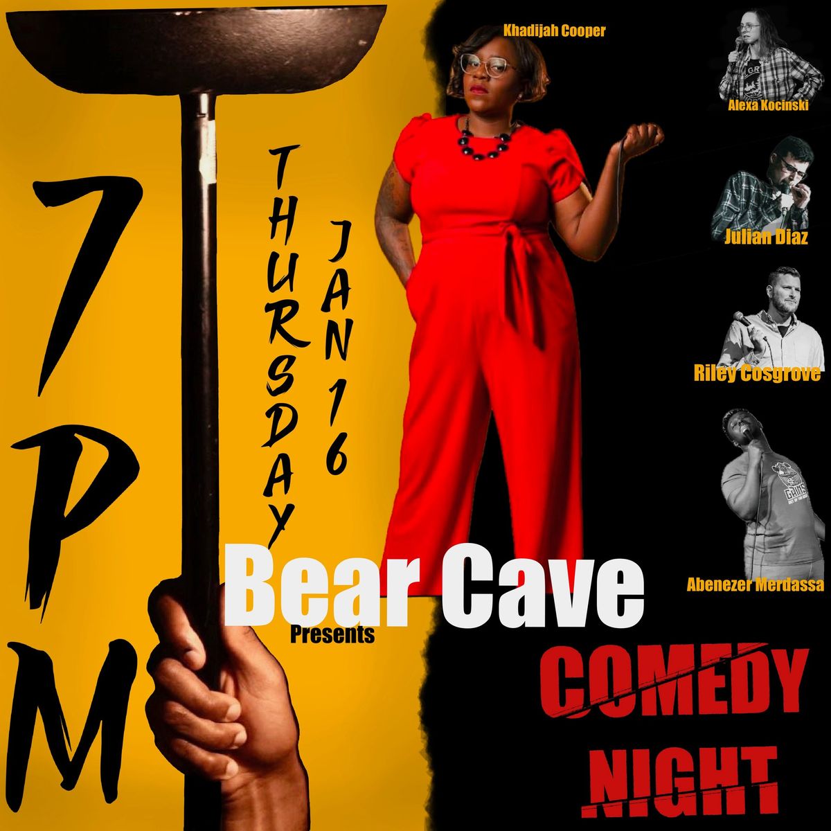 Laughs on Tap: Pour Decisions Comedy Night at Bear Cave!