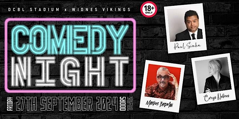 Giggle Shack Comedy Night in Association with Widnes Vikings