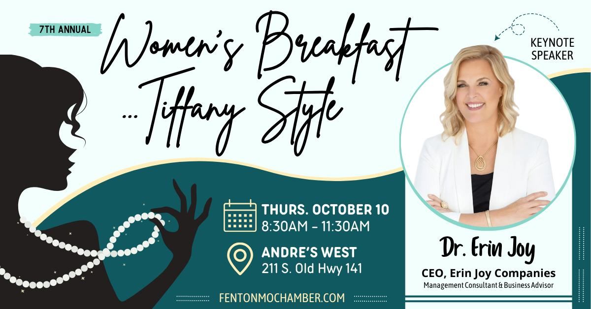 Women's Breakfast... Tiffany Style | Keynote by Dr. Erin Joy