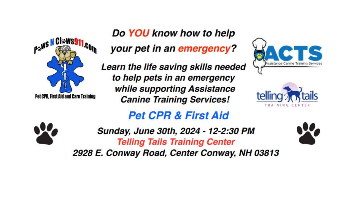 Pet First Aid & CPR Class