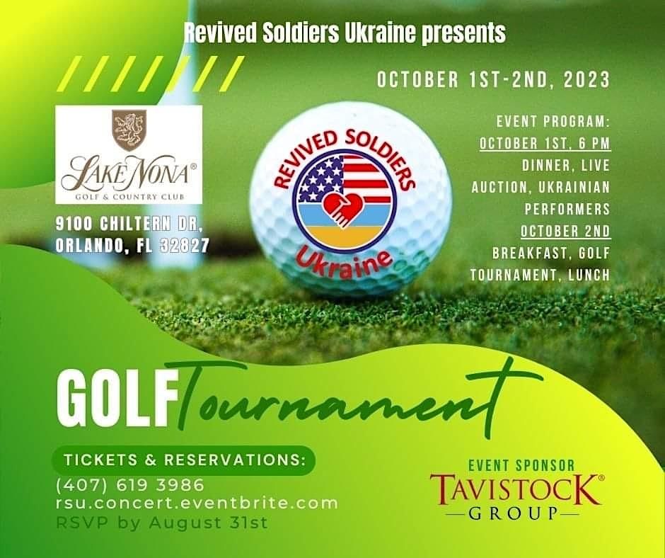 Charity Golf Tournament at Lake Nona Club by Revived Soldiers Ukraine