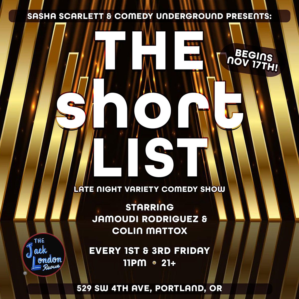 The Short List: A Comedy\/Variety Experience!