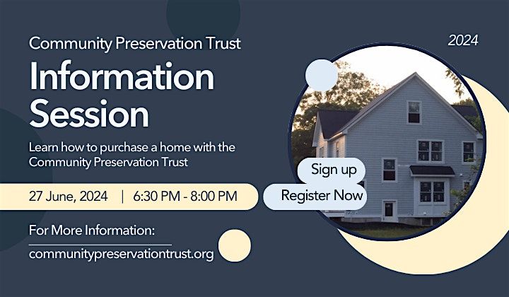 Community Preservation Trust Information Session