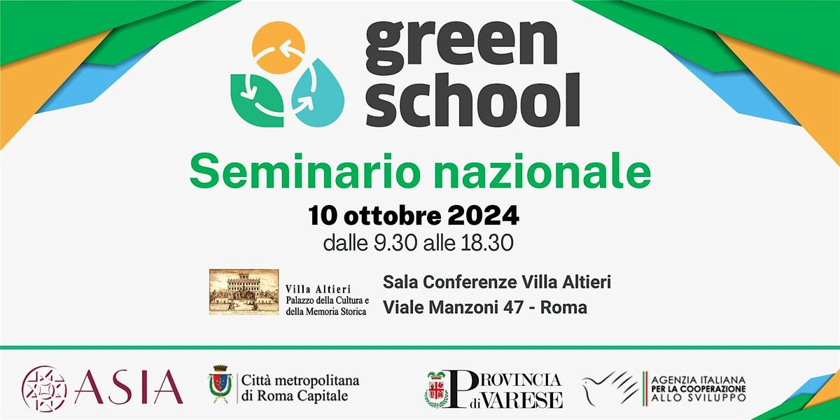 Seminario Nazionale Green School Italia