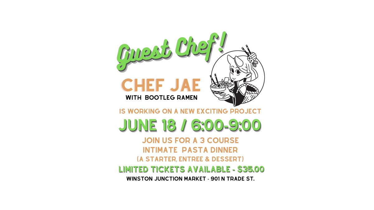 Pasta Pop Up with Chef Jae (Bootleg Ramen), 901 Trade St NW, Winston