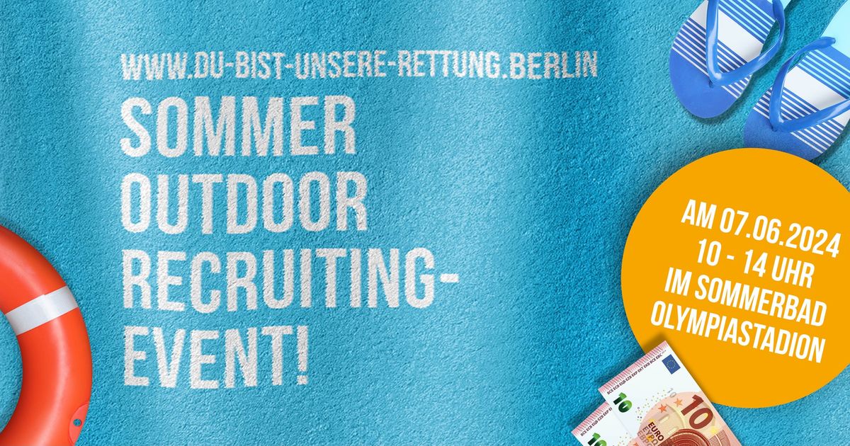 Sommer Outdoor Recruiting-Event im Sommerbad Olympiastadion