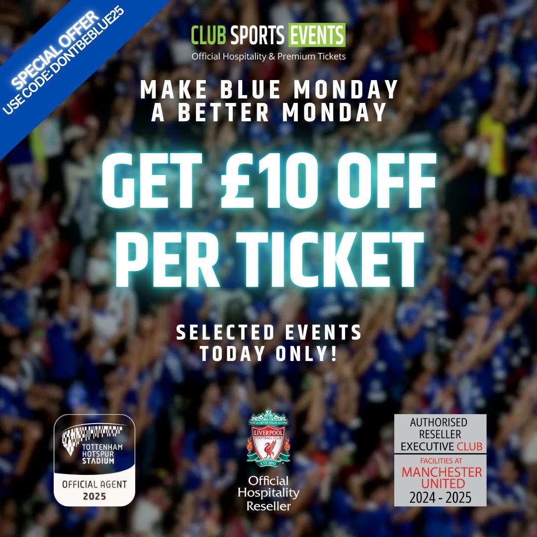 Manchester United vs Tottenham Hotspur Tickets