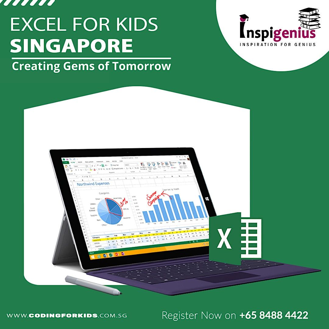 Basic Excel Course for Kids Singapore - Creating Gems of Tomorrow