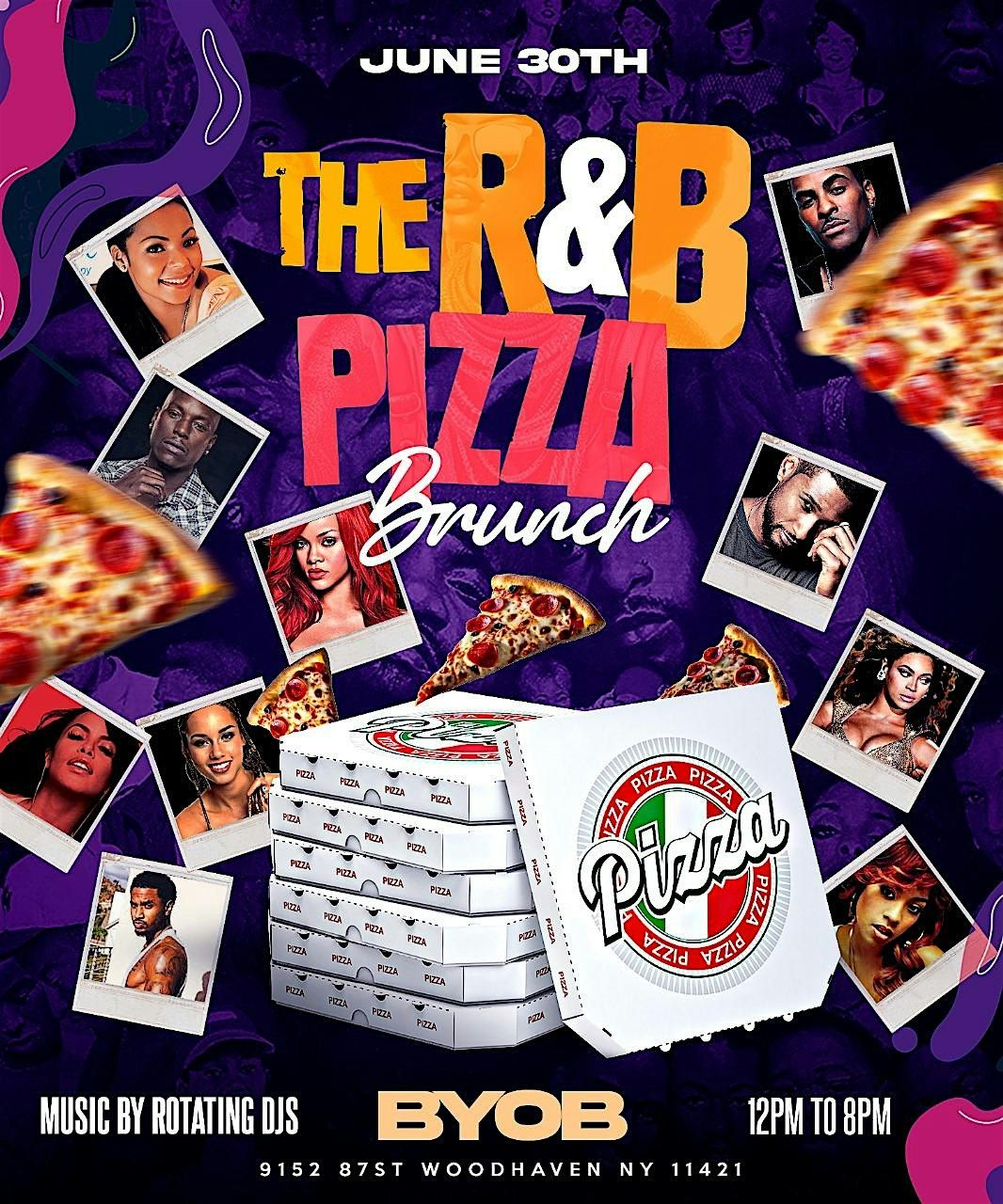 The R&B pizza brunch