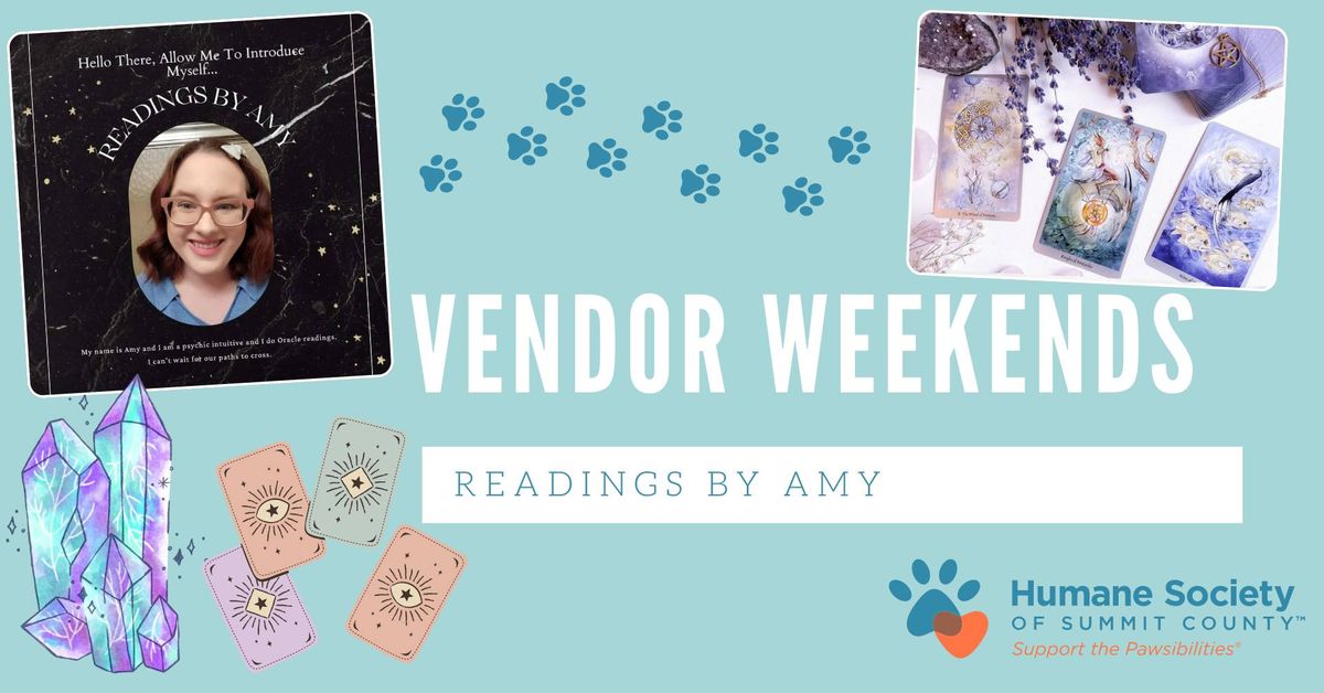 Vendor Weekends - Readings By Amy