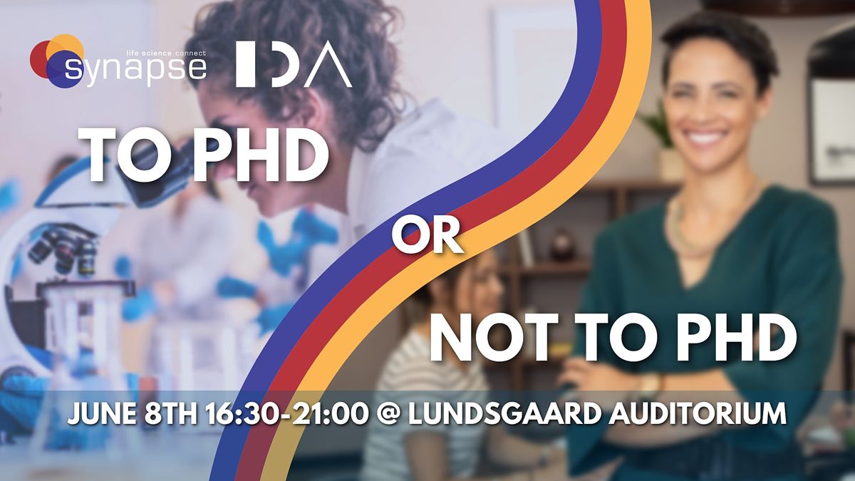 TO PHD NOT TO PHD - A Synapse and IDA event