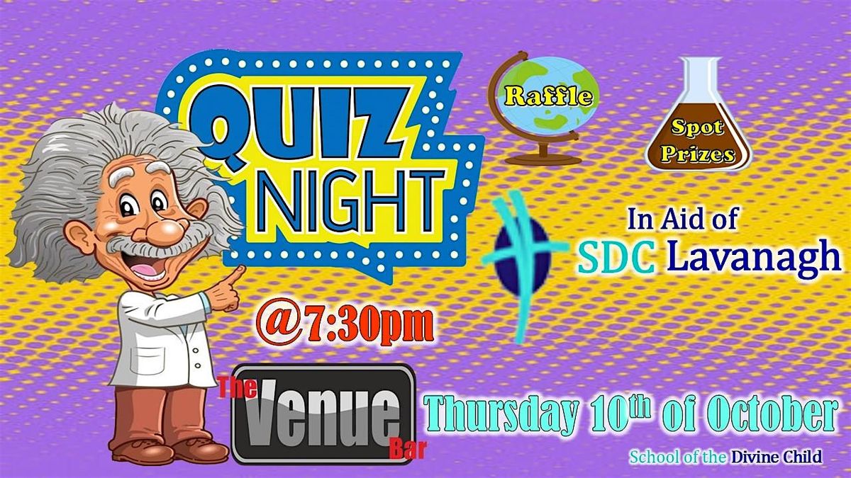 Table Quiz - Fundraiser - School of Divine Child