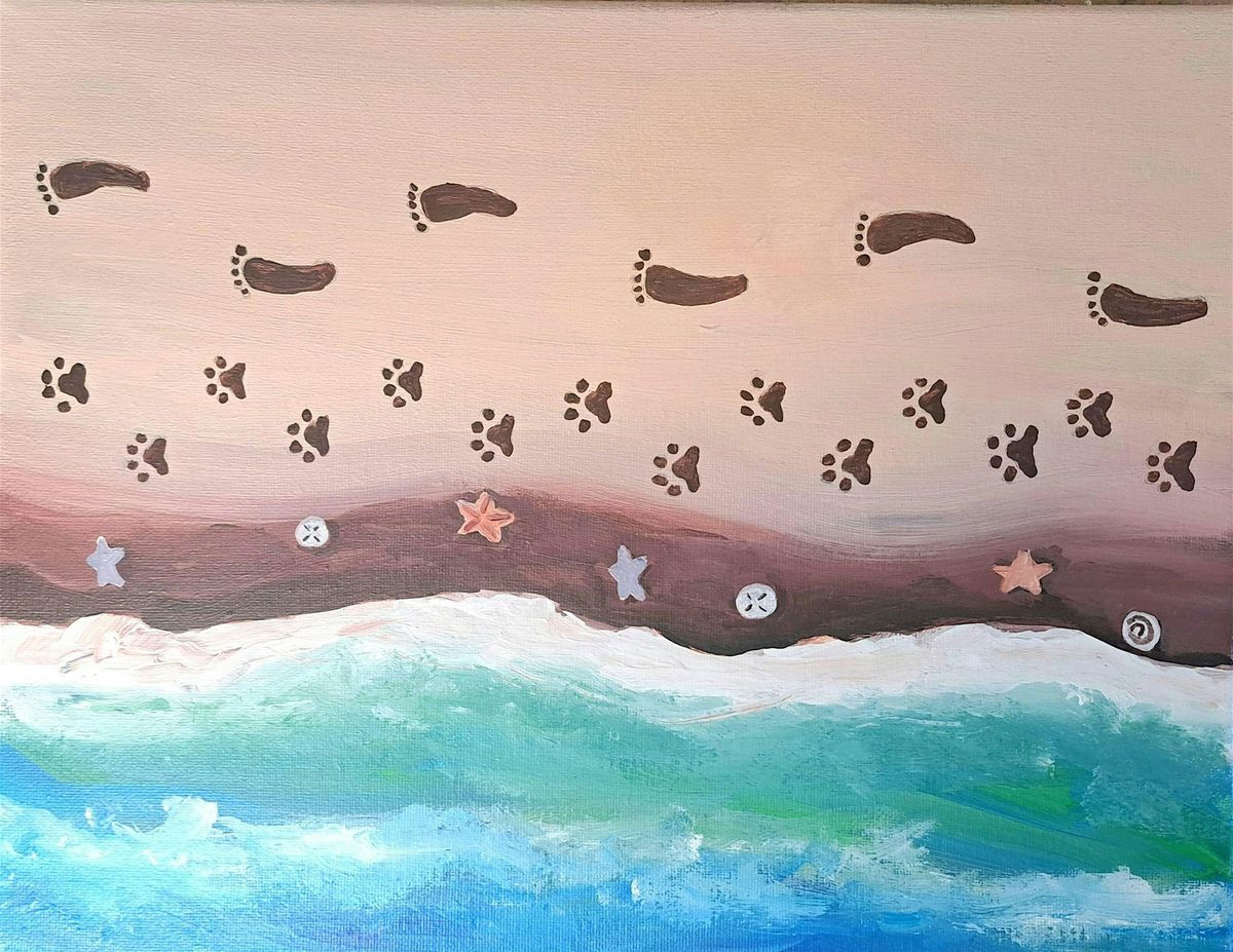 Beach Buddies Acrylic Painting!