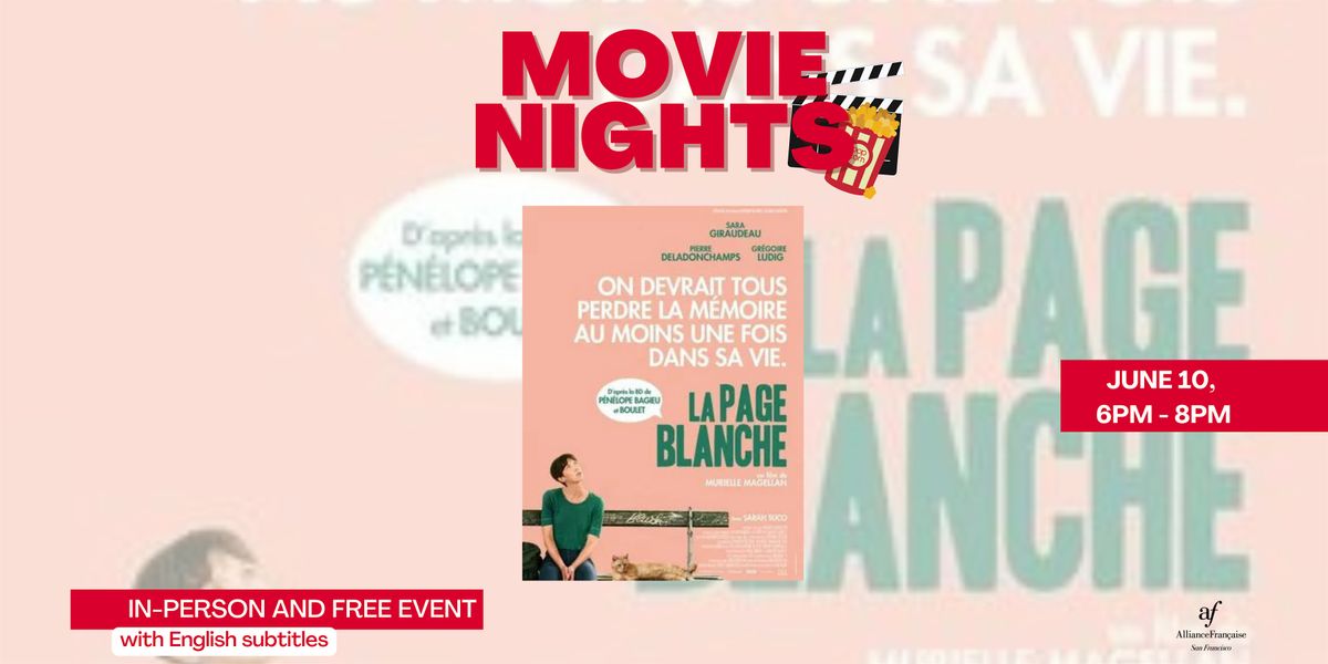 Movie Night : La Page Blanche (Eloise's Journey) - June 10th 2025