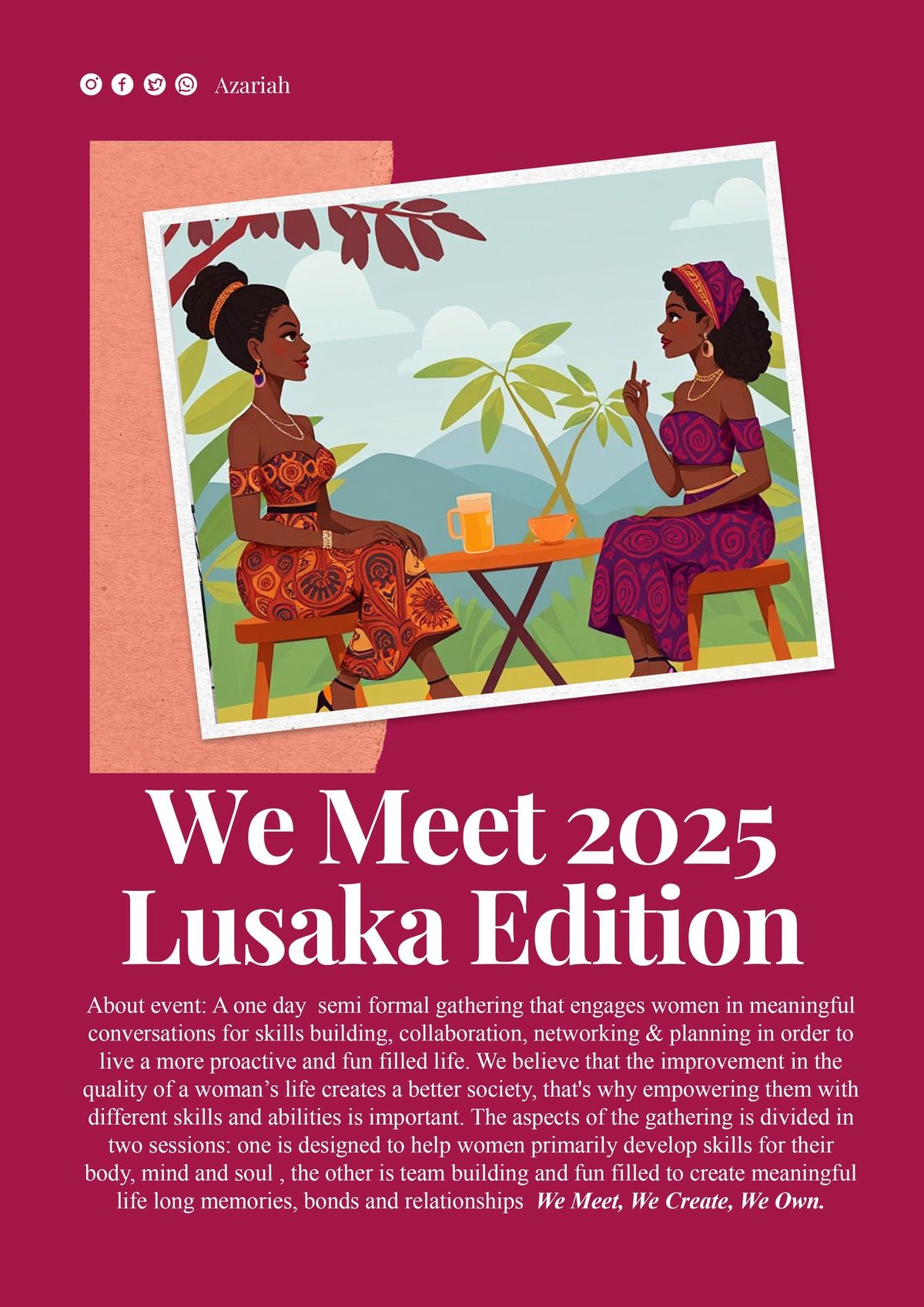 We Meet 2025 Lusaka Edition