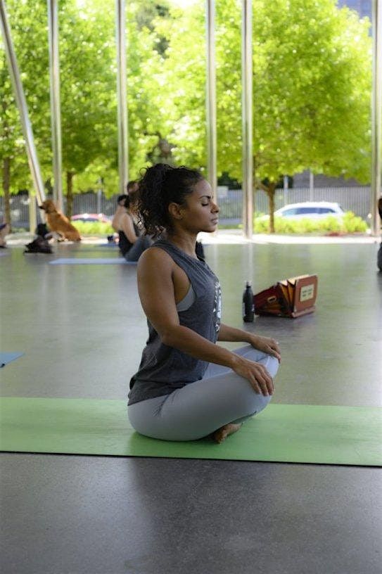 Meditation Styles with Stefanie powered by Yena at Klyde Warren Park