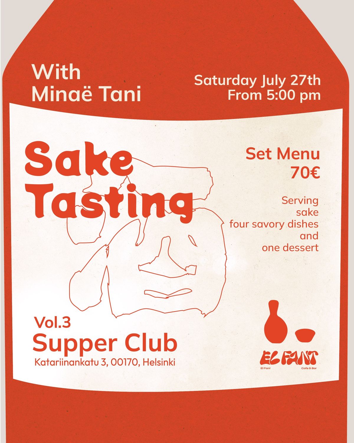  ?Sake Tasting supper club