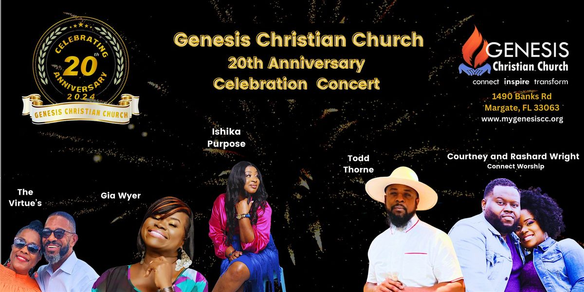 Genesis Christian Church 20th Anniversary Gospel Concert