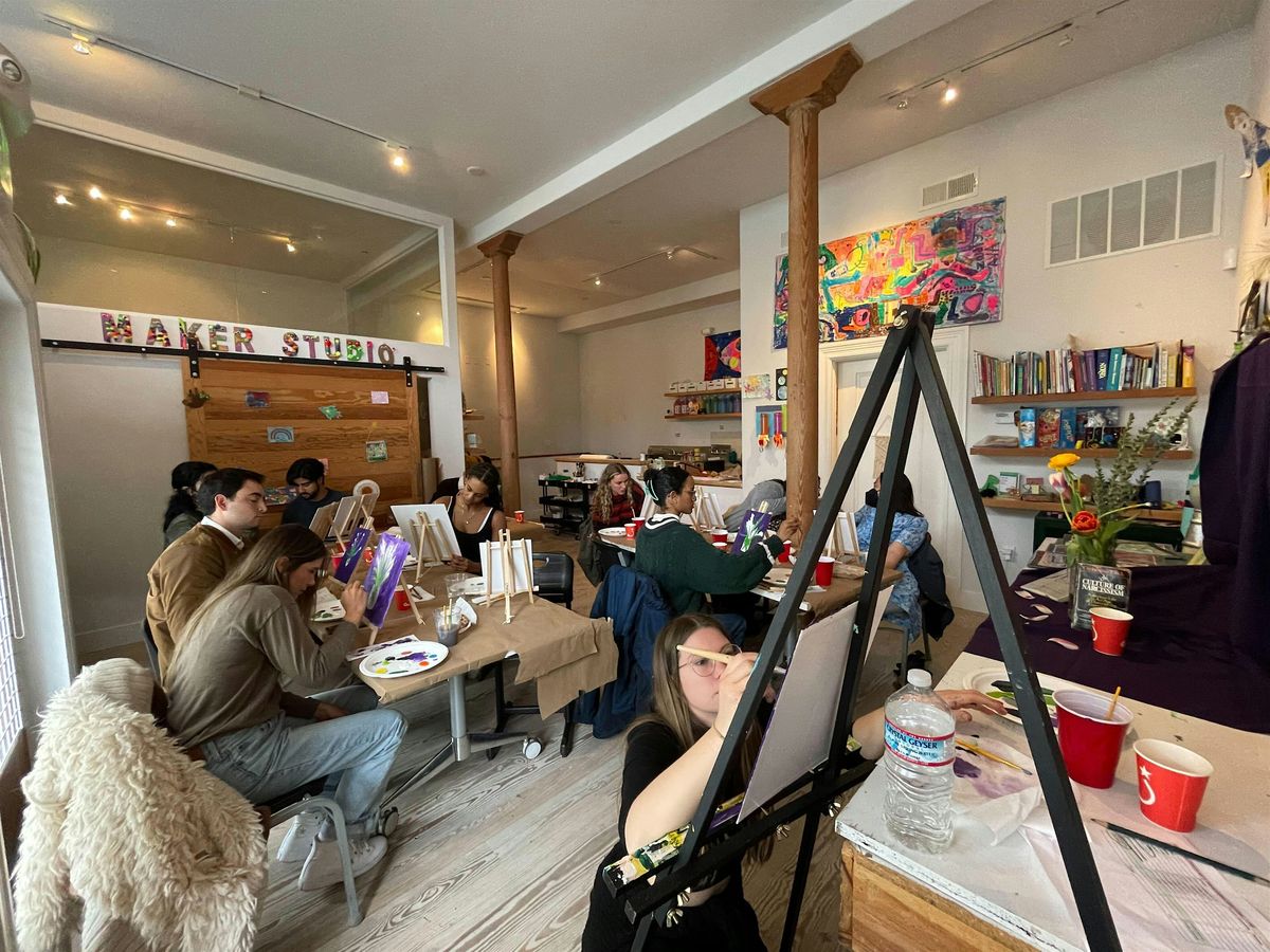 Rise and Shine Painting Workshop at Maker Studio