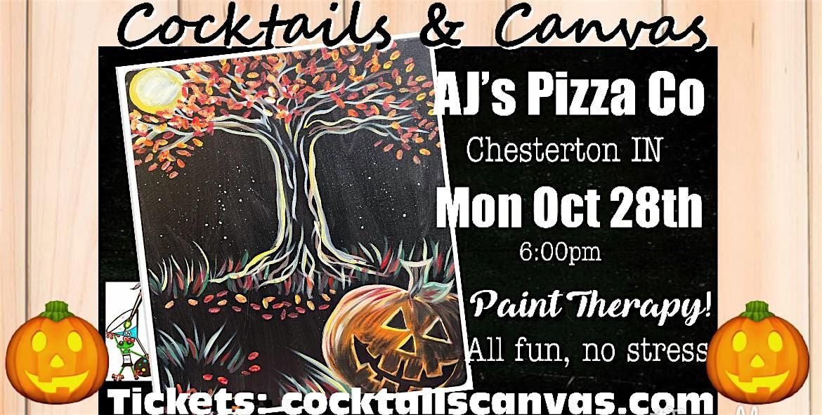 "Halloween Nights" Cocktails and Canvas Painting Art Event