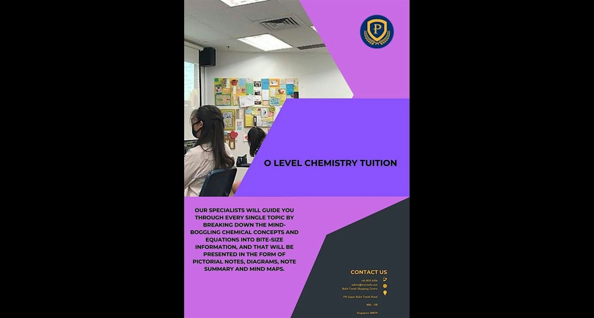 Master Chemistry with Confidence | O level Chemistry Tuition