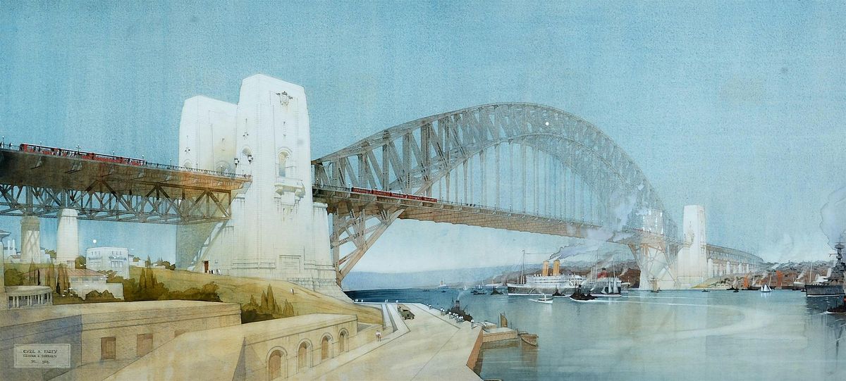 History Week Tour:  Painting of the Sydney Harbour Bridge Curator Tour