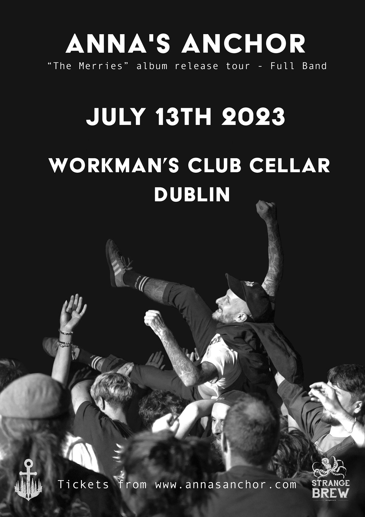 Anna's Anchor - Workman's Club Cellar Dublin W\/ Jacob & The Ordeals