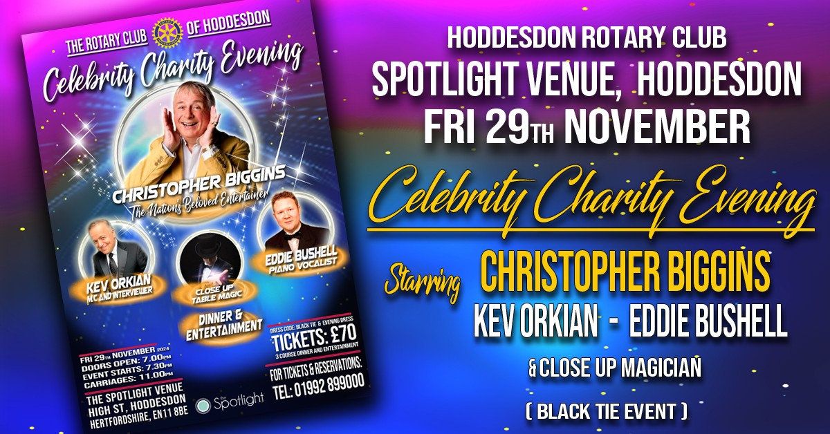 "Hoddesdon Rotary Club" Celebrity Charity Evening