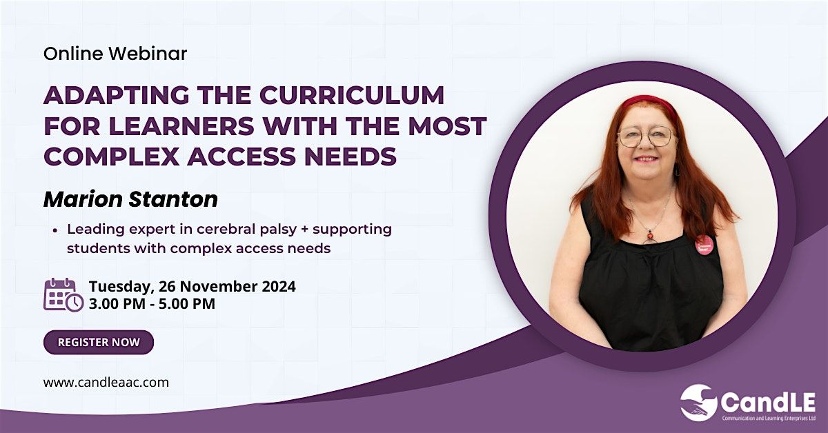 Adapting the Curriculum for learners with the most complex access needs