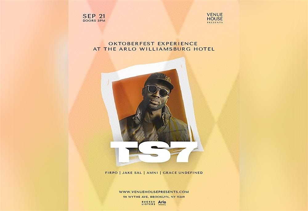 Venue House Presents Oktoberfest w\/ Ts7 at Arlo Williamsburg Hotel Rooftop